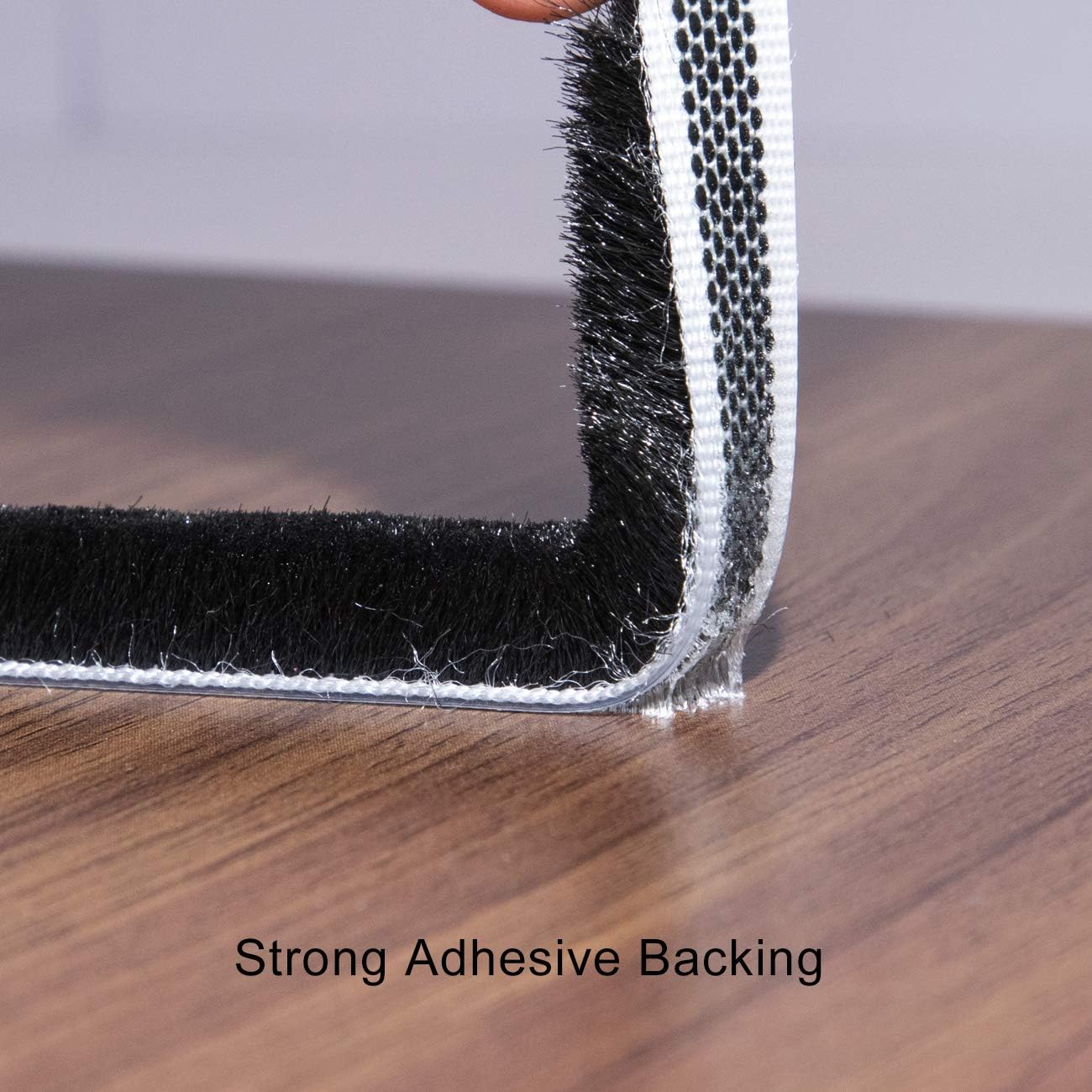 Detalle de fowong Self-Adhesive Brush Seal 4.9 m for Doors and Windows ๐ช