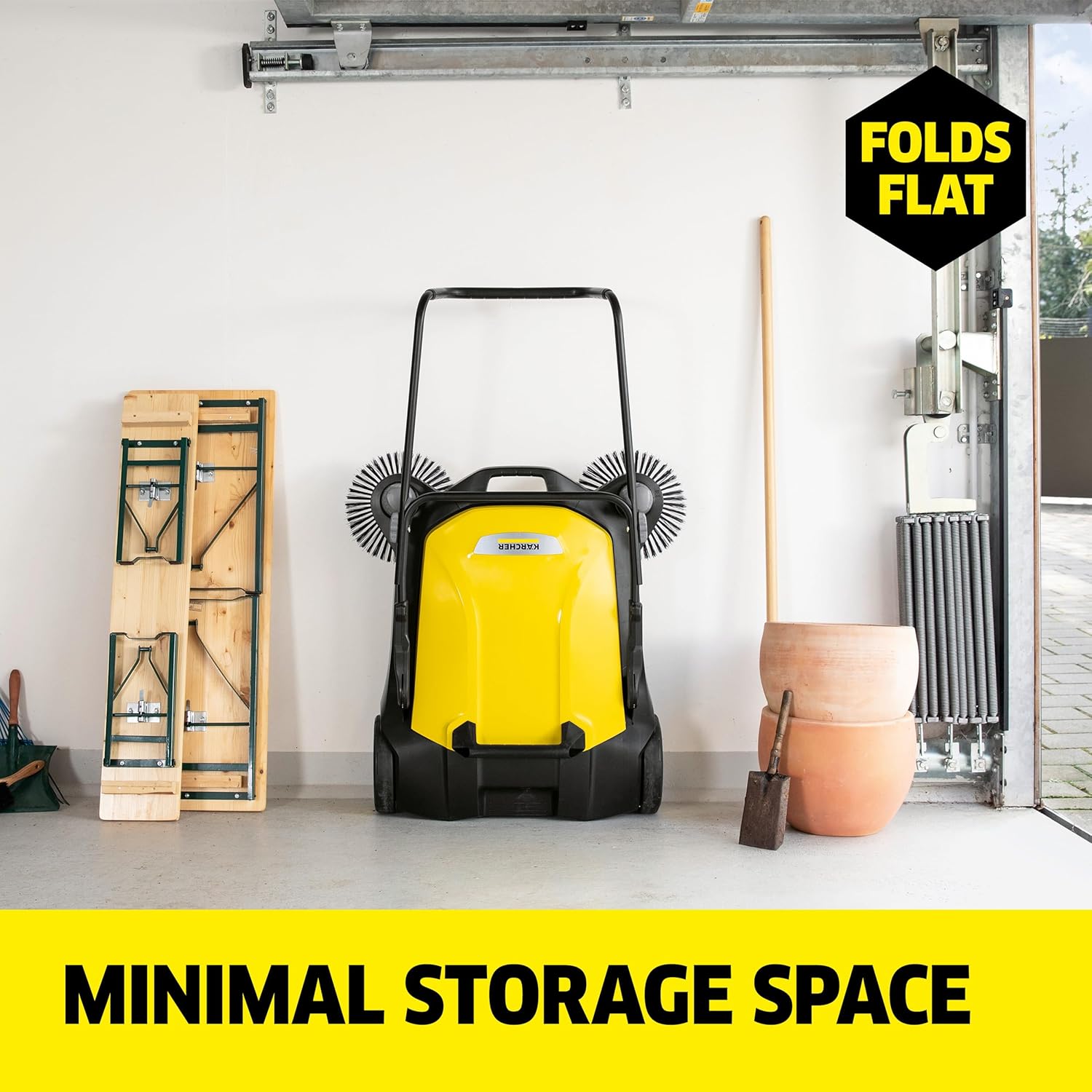 Thumbnail 5 de Kärcher S 6 Twin Walk-Behind Outdoor Push Sweeper (10-Gallon, 33.9" Sweep Width) for Garages & Warehouses