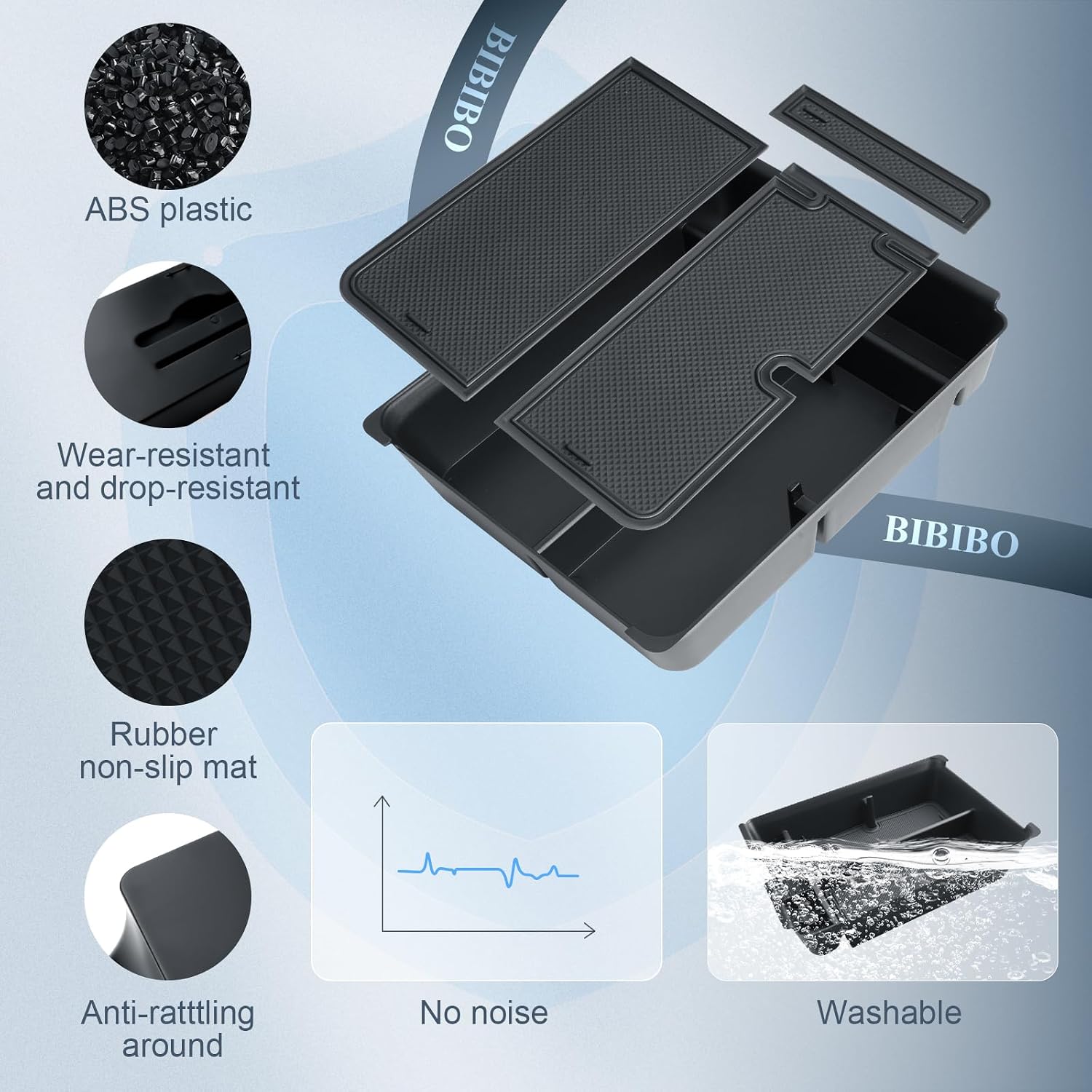 Thumbnail 3 de BIBIBO centre console organizer for 2026 Honda Passport