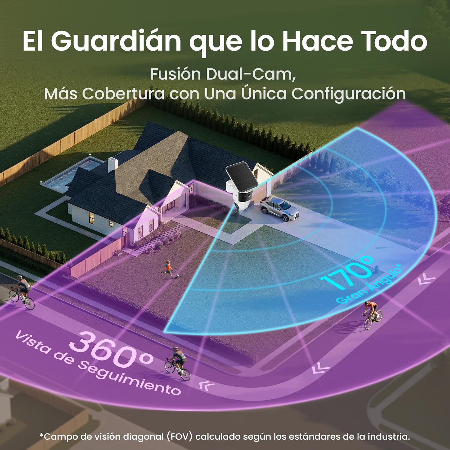 Thumbnail 2 de aosu 3K Cámara vigilancia WiFi exterior 3K