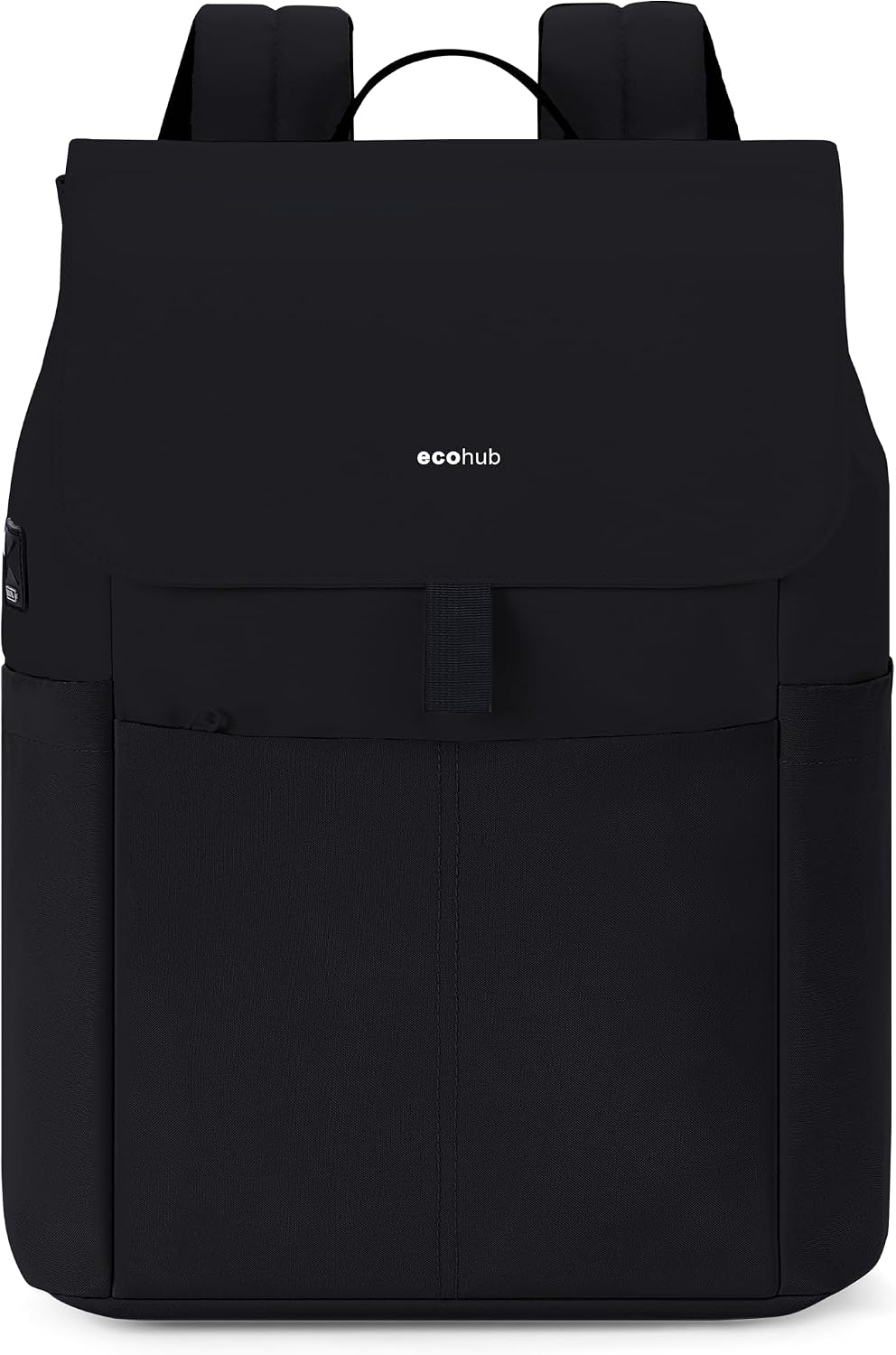 Detalle de ECOHUB Rucksack Damen 16 Zoll Laptop – City-Ansatz mit Diebstahlschutz, 8 Fächer und Trolley-Schlitz
