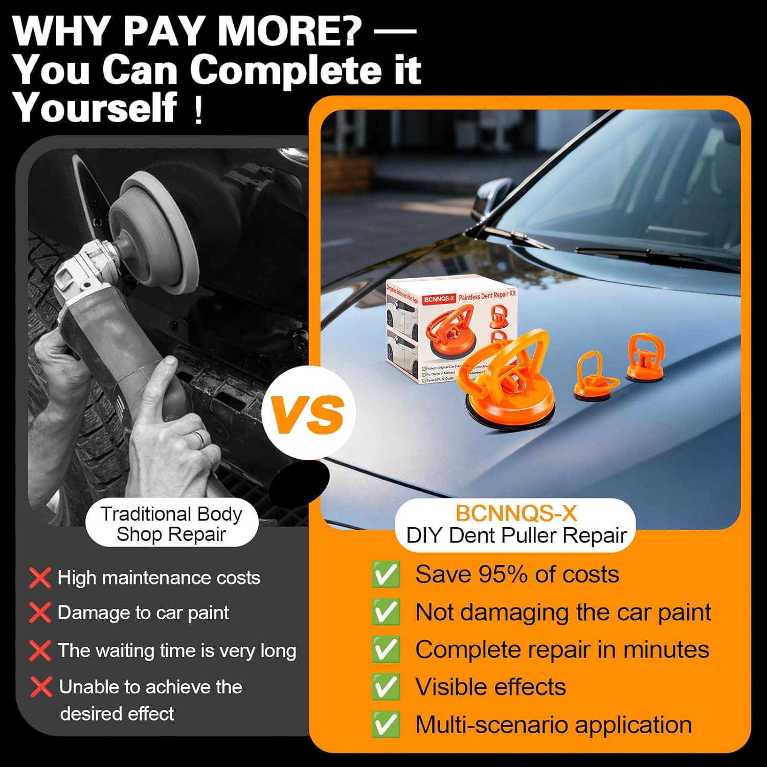 Thumbnail 5 de Car Dent Remover Tool 150 lbs suction