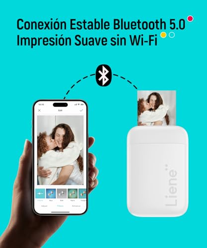 Thumbnail 1 de Liene Pearl K100 🖼️ Impresora Fotos Móvil Bluetooth