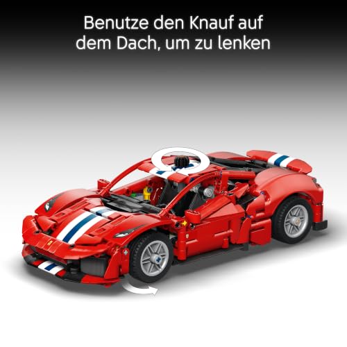 Thumbnail 3 de LEGO Technic Ferrari 488 Pista Auto 42235 – Bauspaß, Detailgenauigkeit und Ausstellungsstück