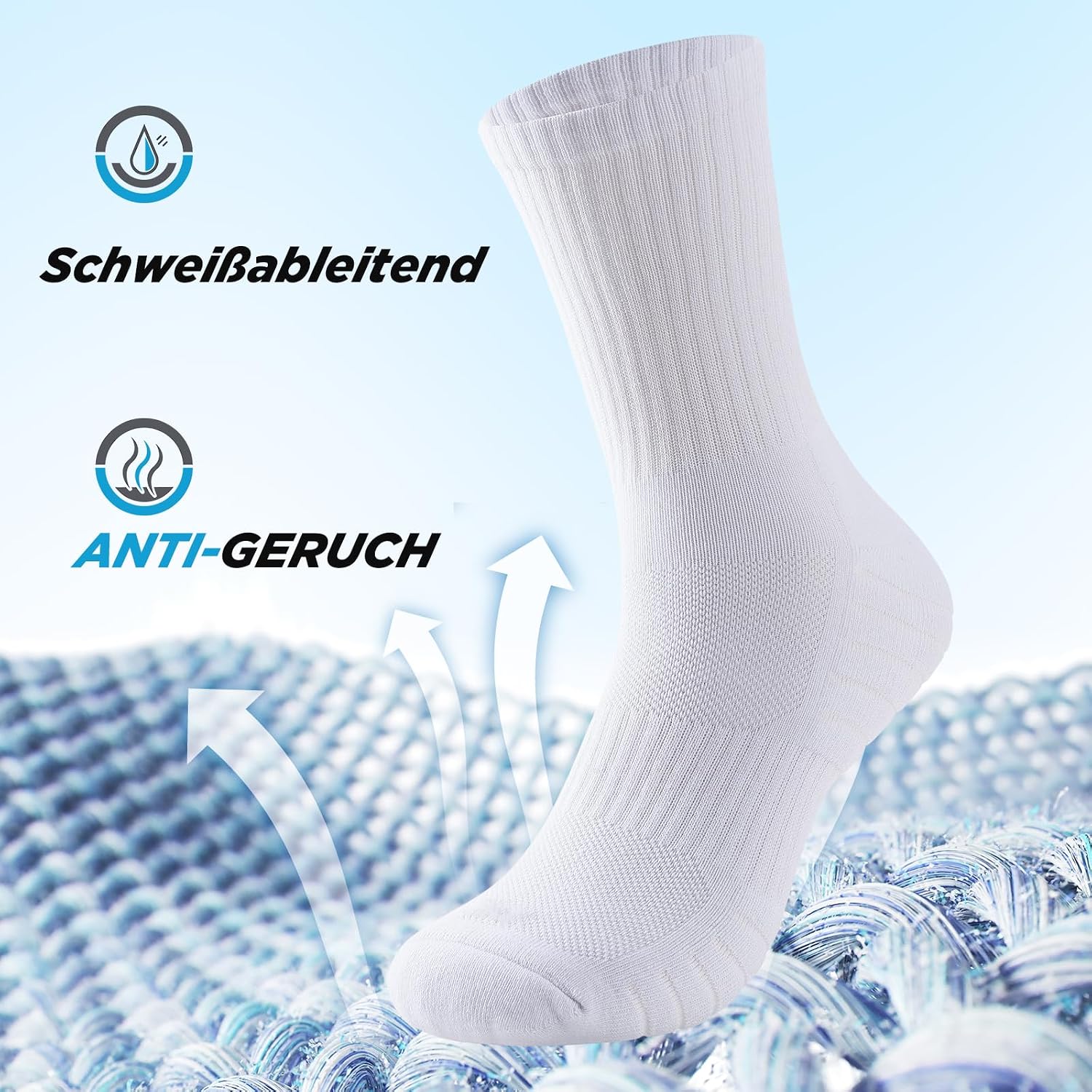 Thumbnail 2 de TANSTC Sneaker-Socken für Herren & Damen (Baumwolle), 6 Paar – atmungsaktiv, rutschfest, für Sport & Wandern