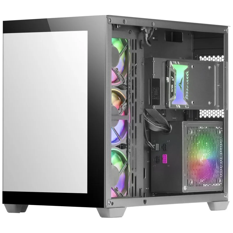 Detalle de Mars Gaming MCV4 Torre XXL E-ATX con cristal templado frontal y lateral 🖥
