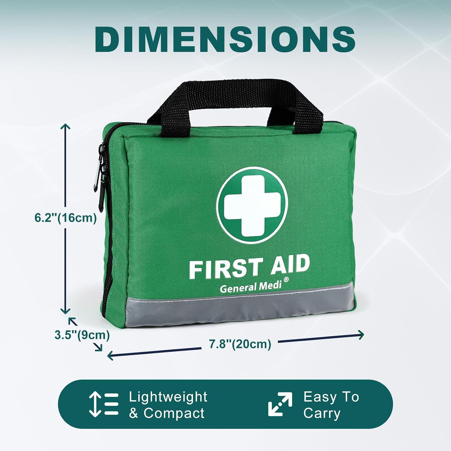 Detalle de General Medi 210-Piece First Aid Kit 🩹