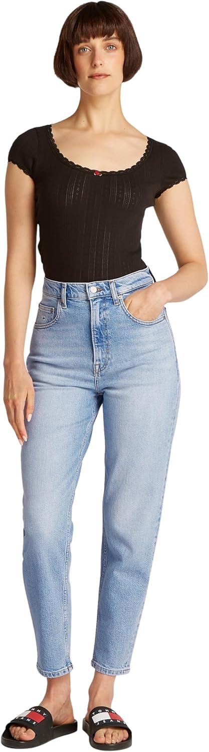 Thumbnail 4 de Tommy Jeans Damen Jeans Hose Mom Jean High Waist