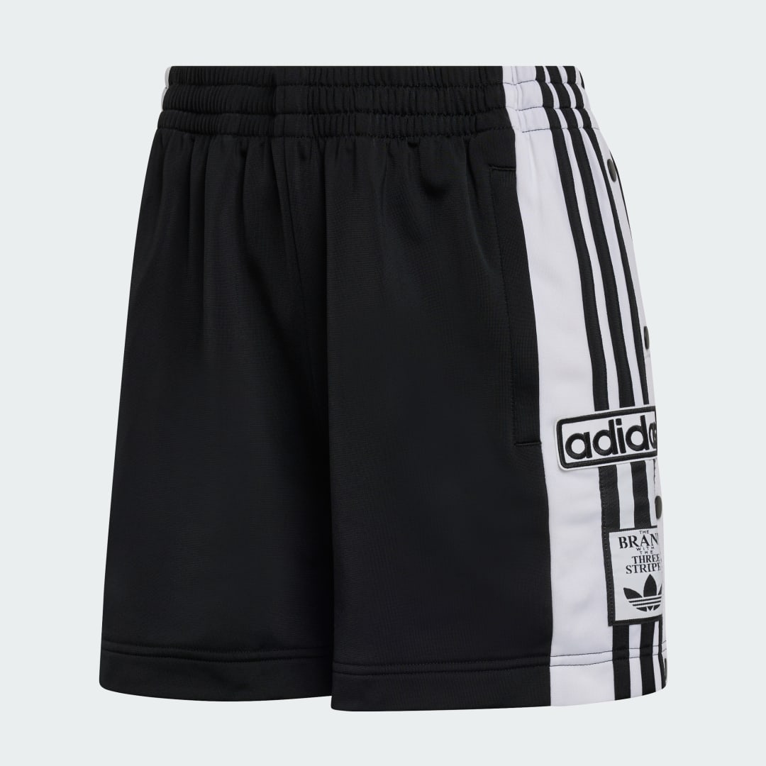 Detalle de Pantalón corto Adibreak de Adidas—negro, para entrenos casuales