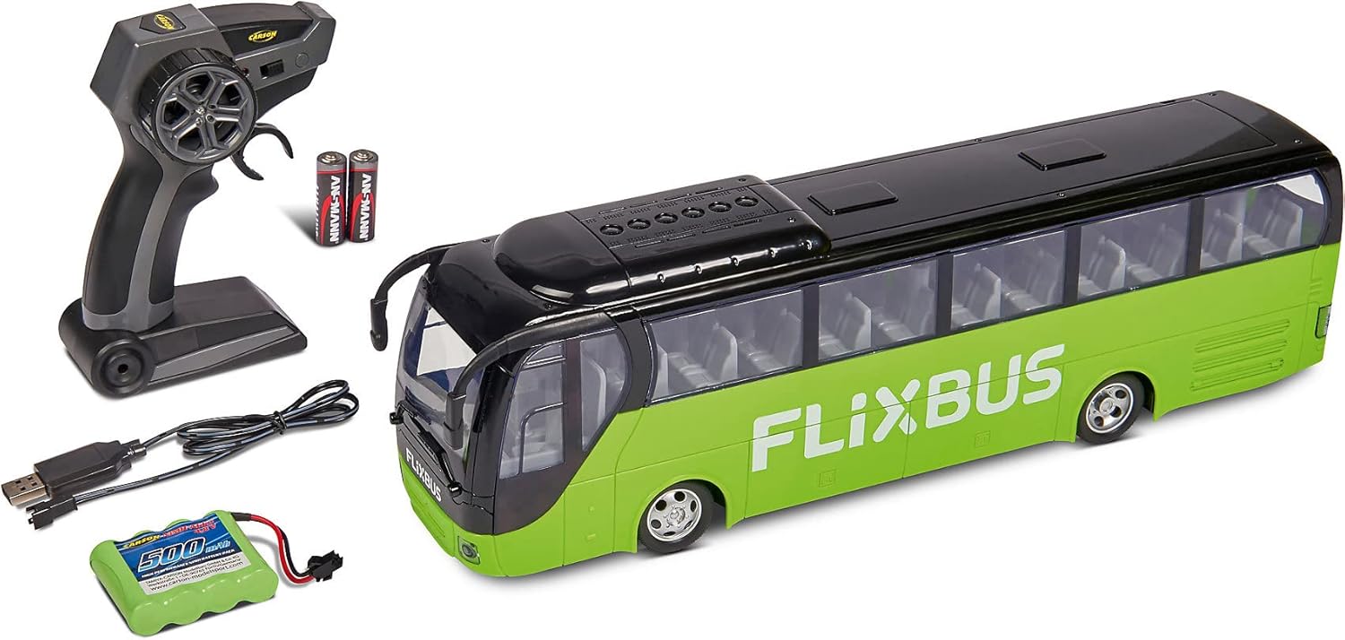 Thumbnail 2 de Carson FlixBus RC-Bus 2,4GHz (500907342) – 100% fahrfertig, Spielzeugbus für Kinder ab 8 Jahren