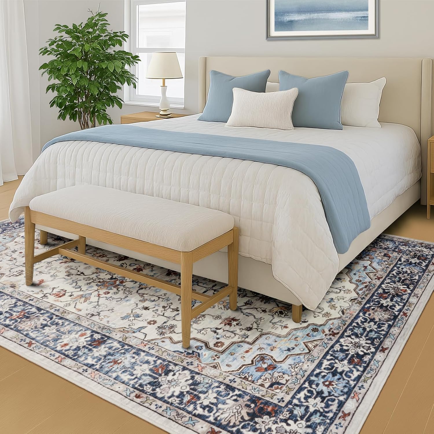 Detalle 2 de Topfinel Washable Rugs 160x230cm low pile rug