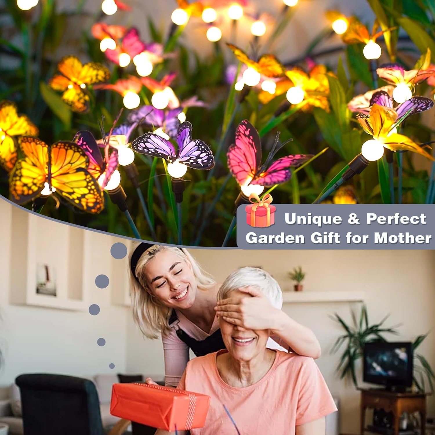 Thumbnail 5 de DooYard solar garden lights with swaying butterfly effect (2 pack)