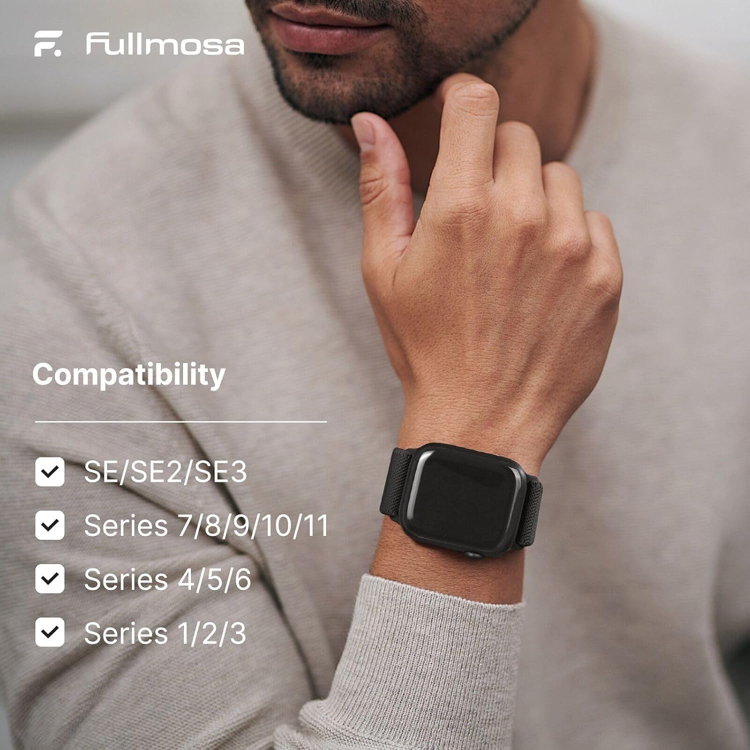 Thumbnail 4 de Fullmosa Water-Resistant Nylon Apple Watch Strap