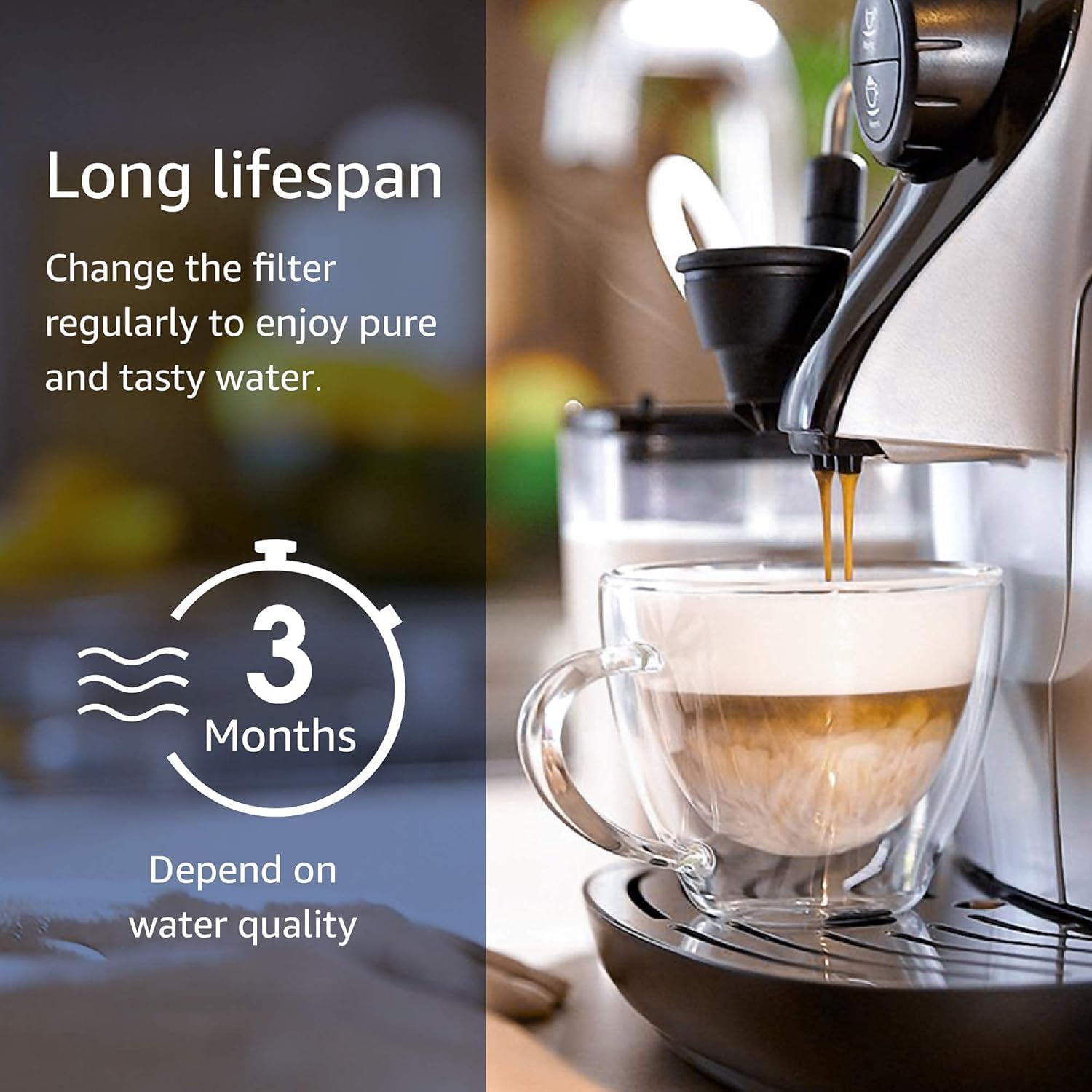 Thumbnail 5 de Waterdrop Replacement Filter for Philips AquaClean CA6903 – Reduces scale and improves taste