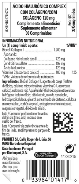 Thumbnail 1 de Solgar Ácido Hialurónico Complex cápsulas 30 unidades