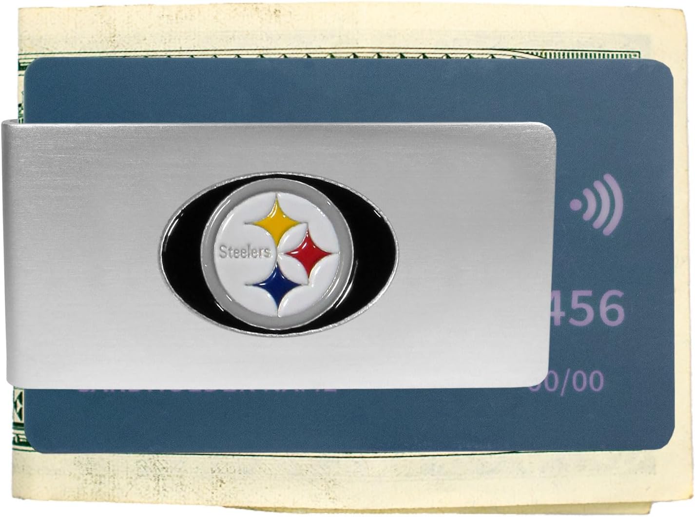 Thumbnail 1 de Siskiyou NFL Pittsburgh Steelers Brushed Money Clip