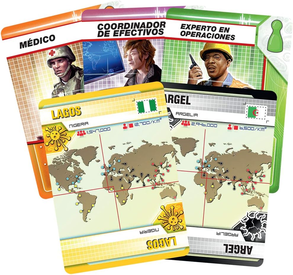 Detalle de Asmodee Pandemic — Juego cooperativo 2–4 jugadores 🎲