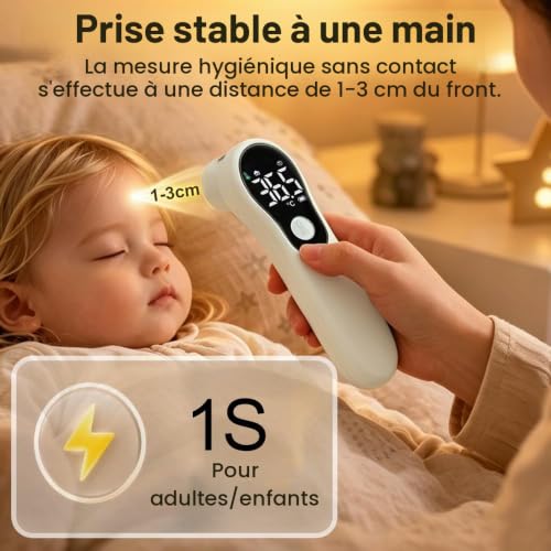 Detalle de AOOZTO thermomètre frontal sans contact