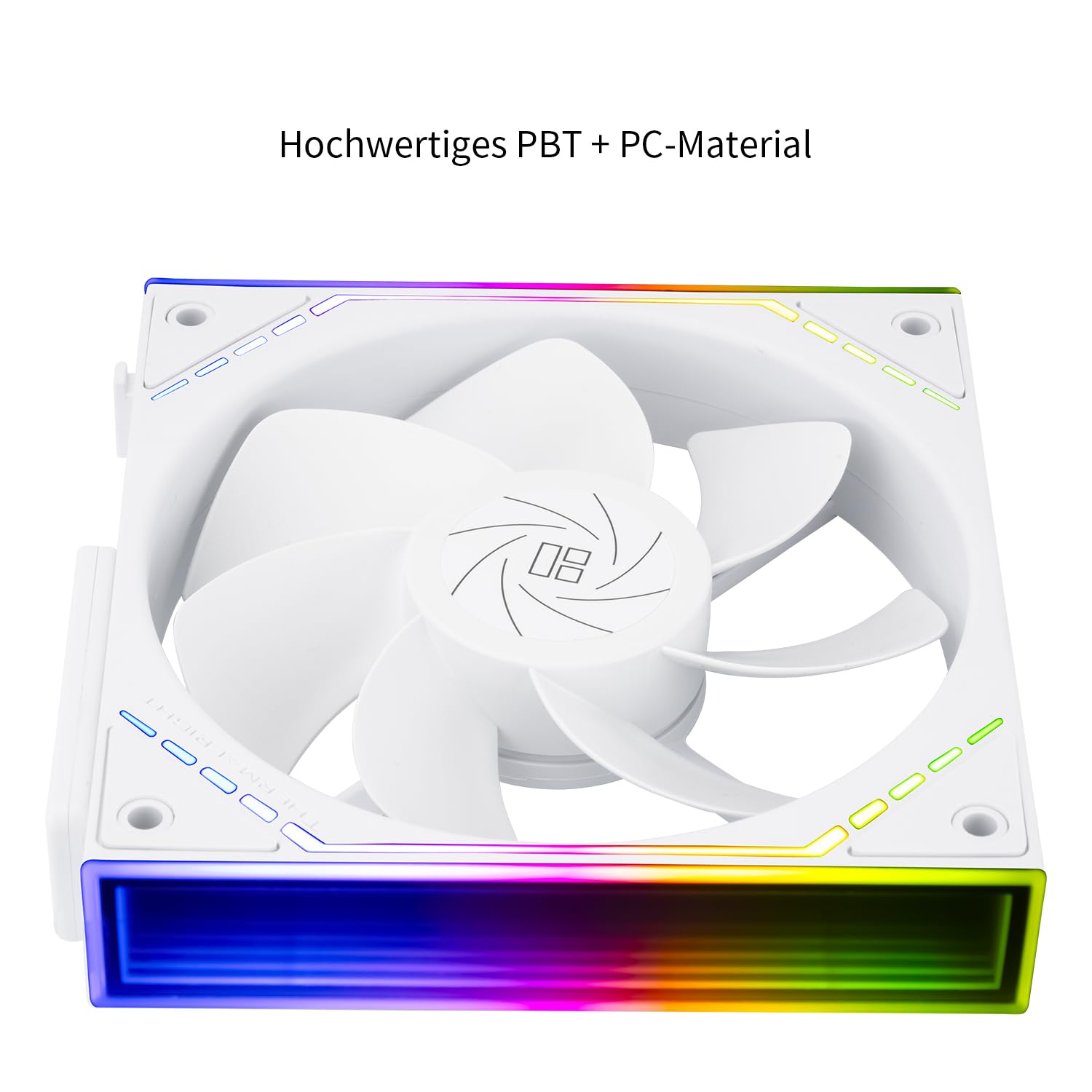 Thumbnail 4 de Thermalright TL-M12QRW — Ventilateur CPU 120 mm PWM, ARGB miroir, silencieux, blanc