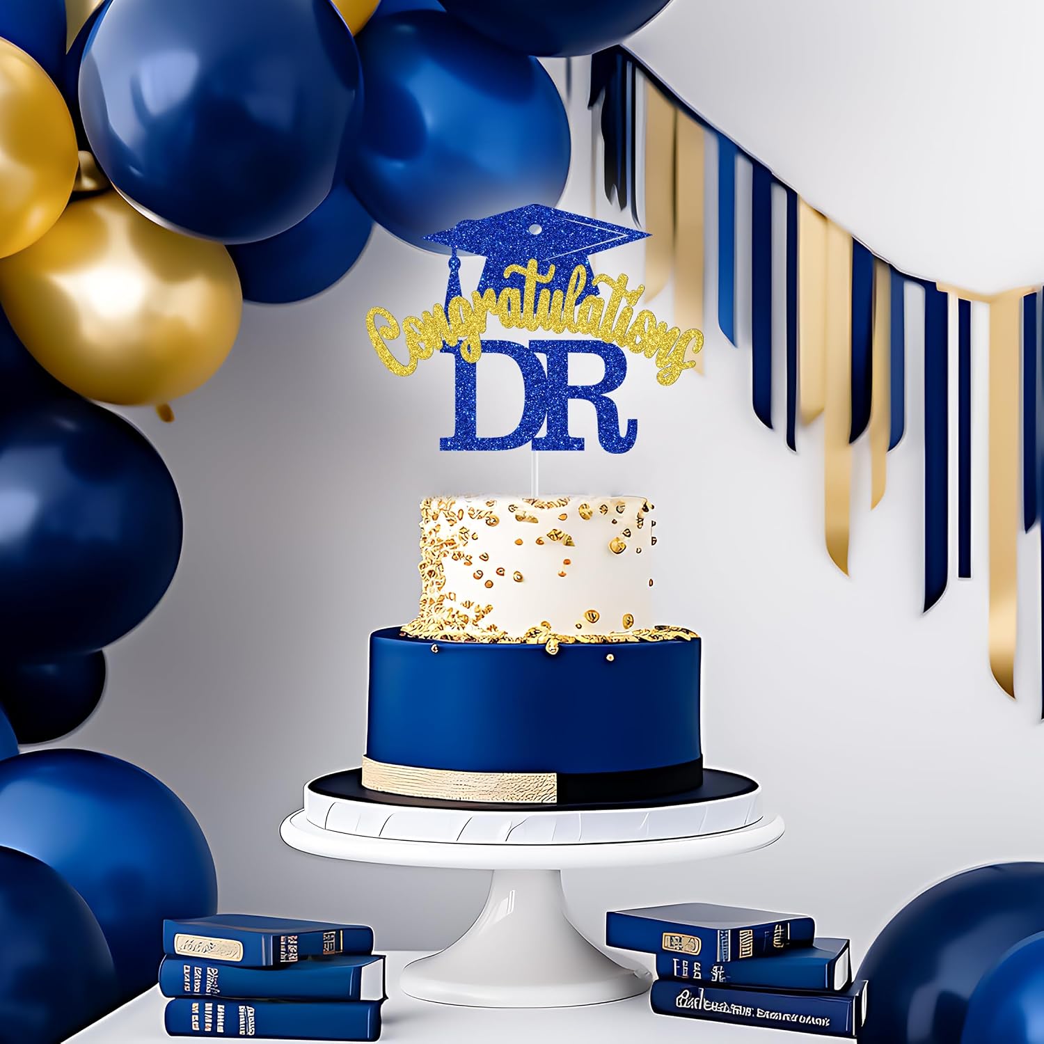 Thumbnail 2 de DR Graduation Cake Topper, Paper