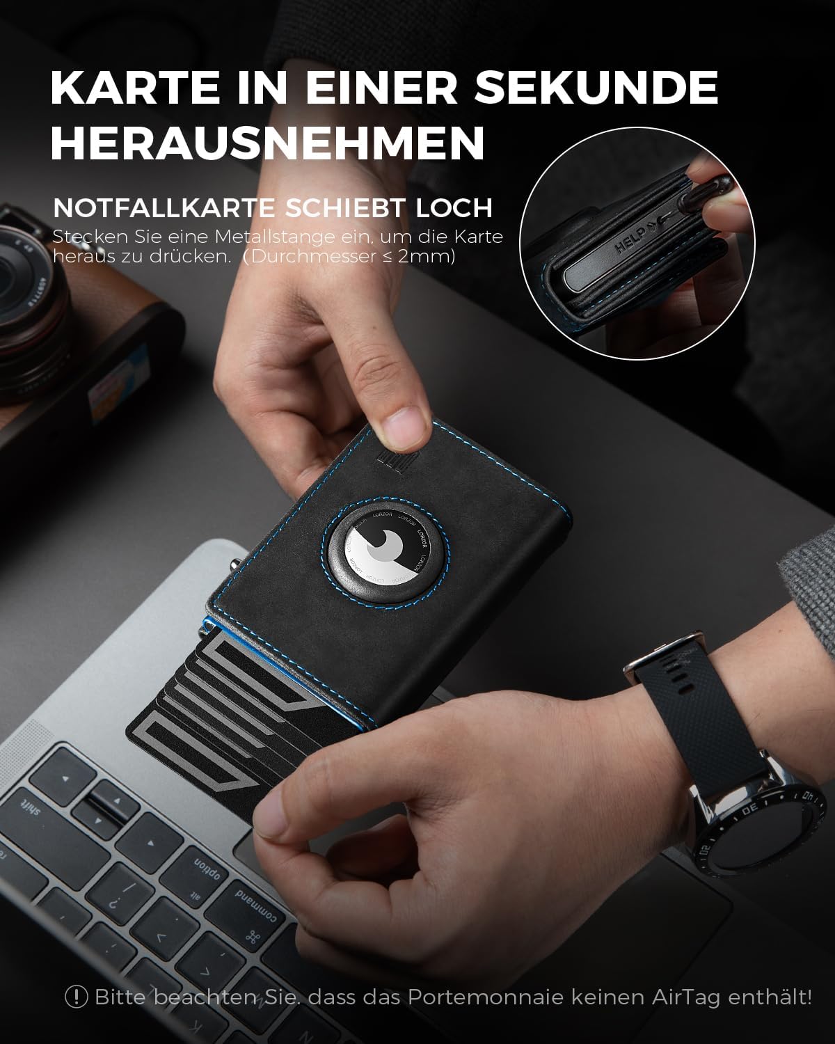 Thumbnail 3 de DODENSHA Airtag 2 Wallet Herren