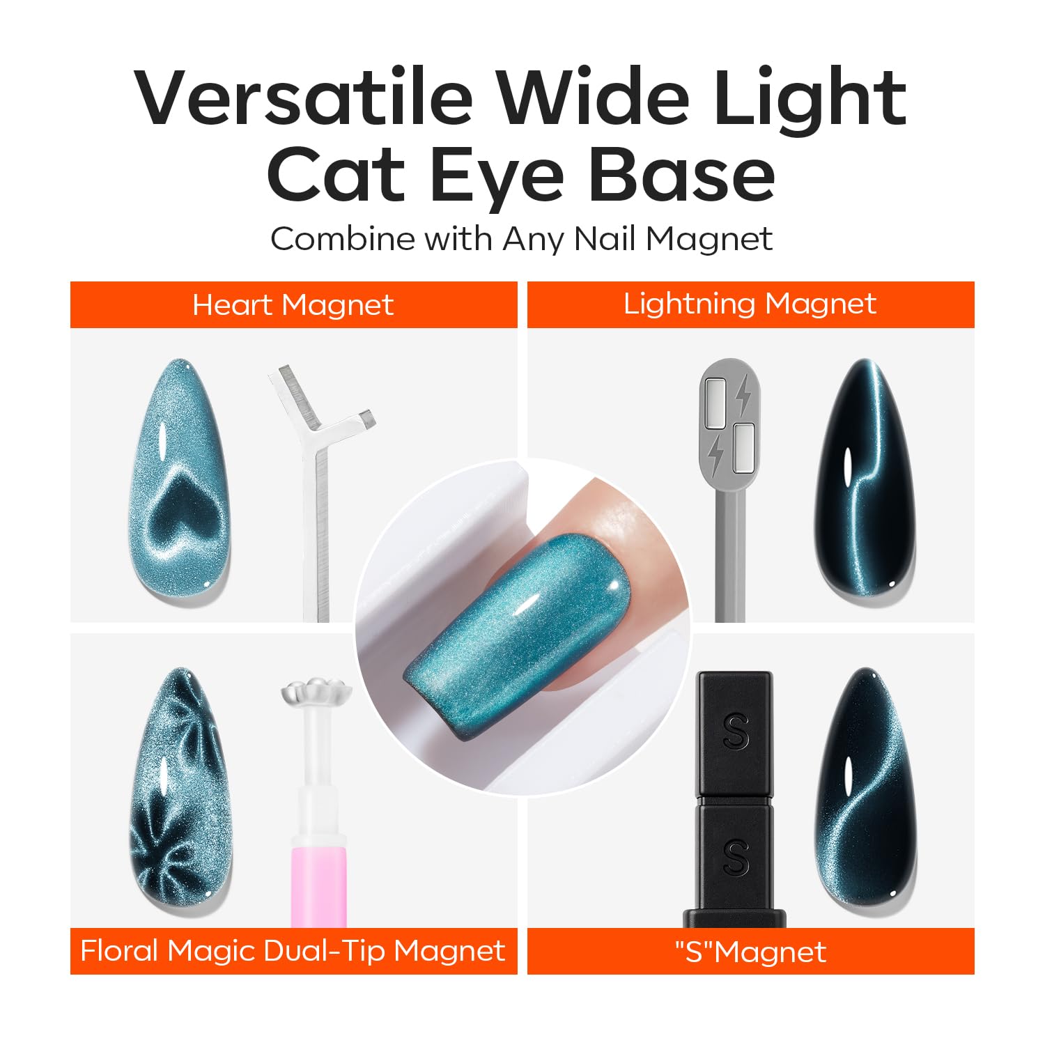 Thumbnail 5 de modelones Cat Eye Magnet 10mm