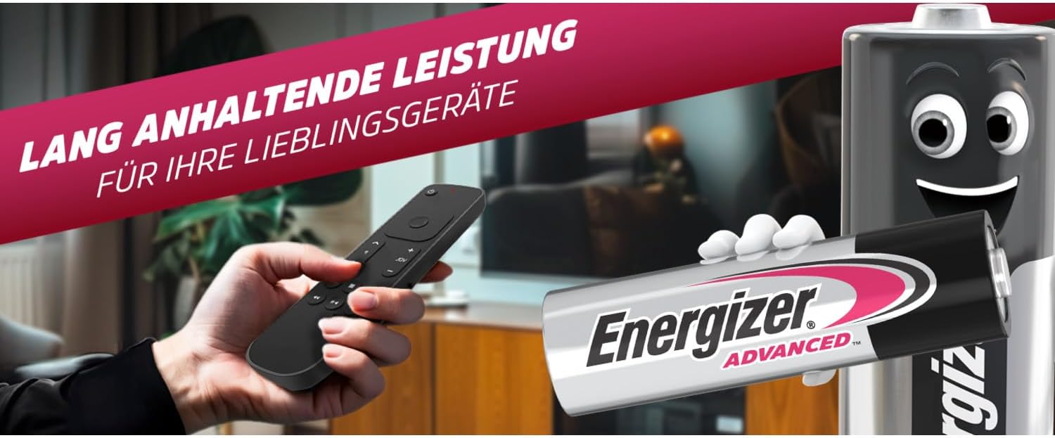 Thumbnail 6 de Energizer Advanced AA-batterier, alkaliska 1,5 V, 24-pack