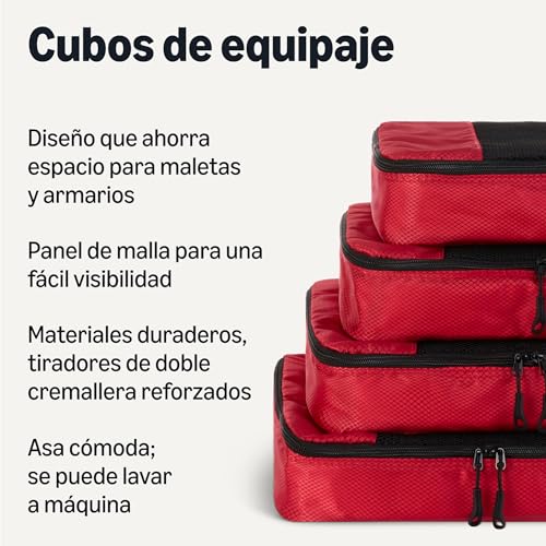 Detalle 2 de Amazon Essentials Juego de 4 cubos viaje, mediano