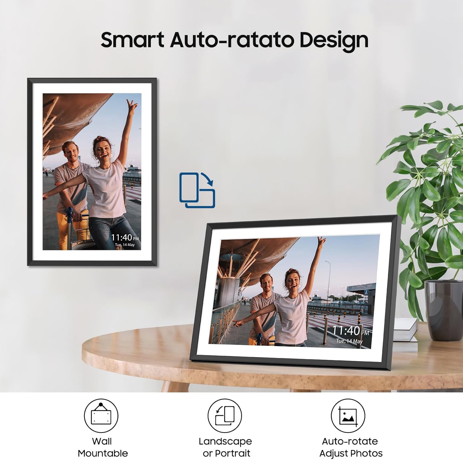 Thumbnail 5 de Nixplay 10.1-Inch Digital Picture Frame with Cloud Sharing and Alexa Compatibility
