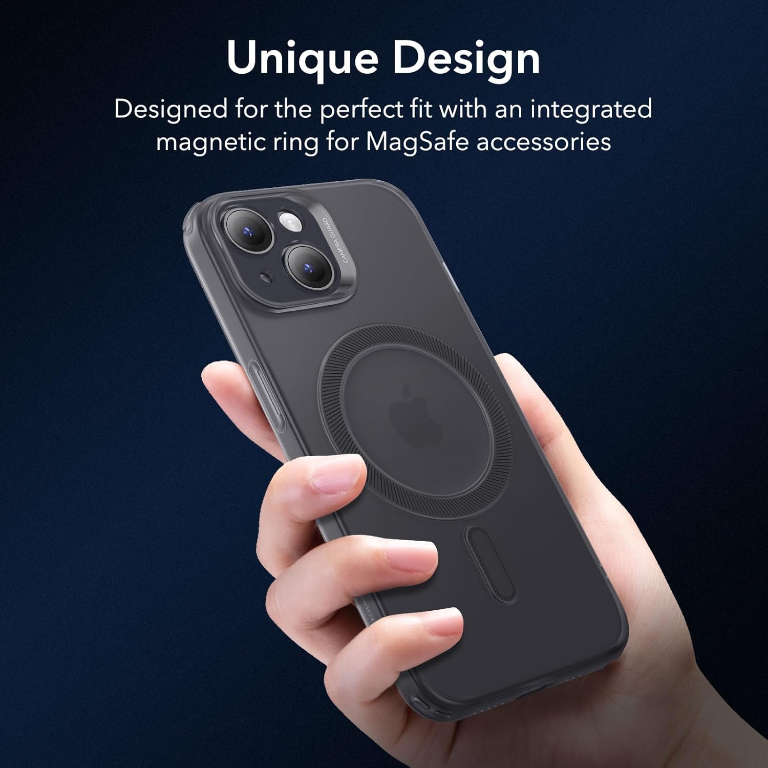 Thumbnail 3 de ESR Coque pour iPhone 15 avec MagSafe — Série Zero, Noir