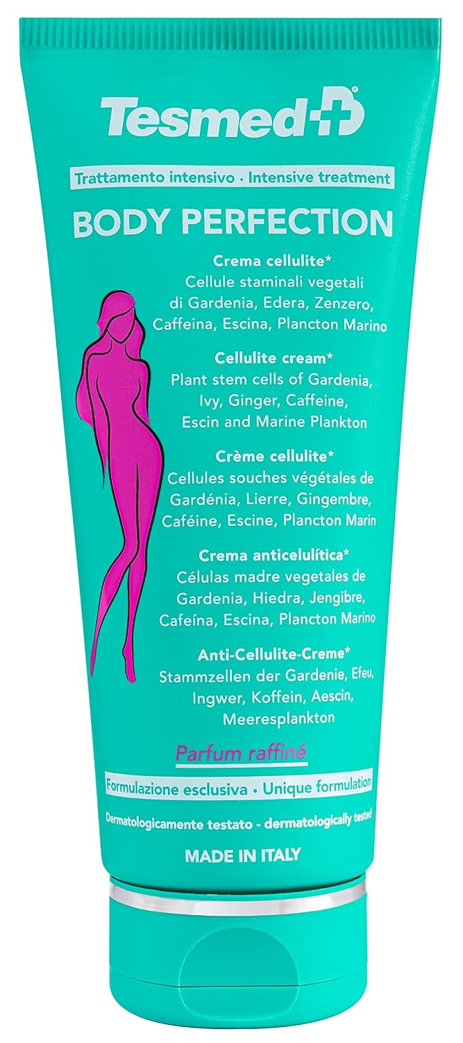 Detalle de Tesmed Body Perfection: Körper- und Anti-Cellulite Creme mit Kühlwirkung und Duft
