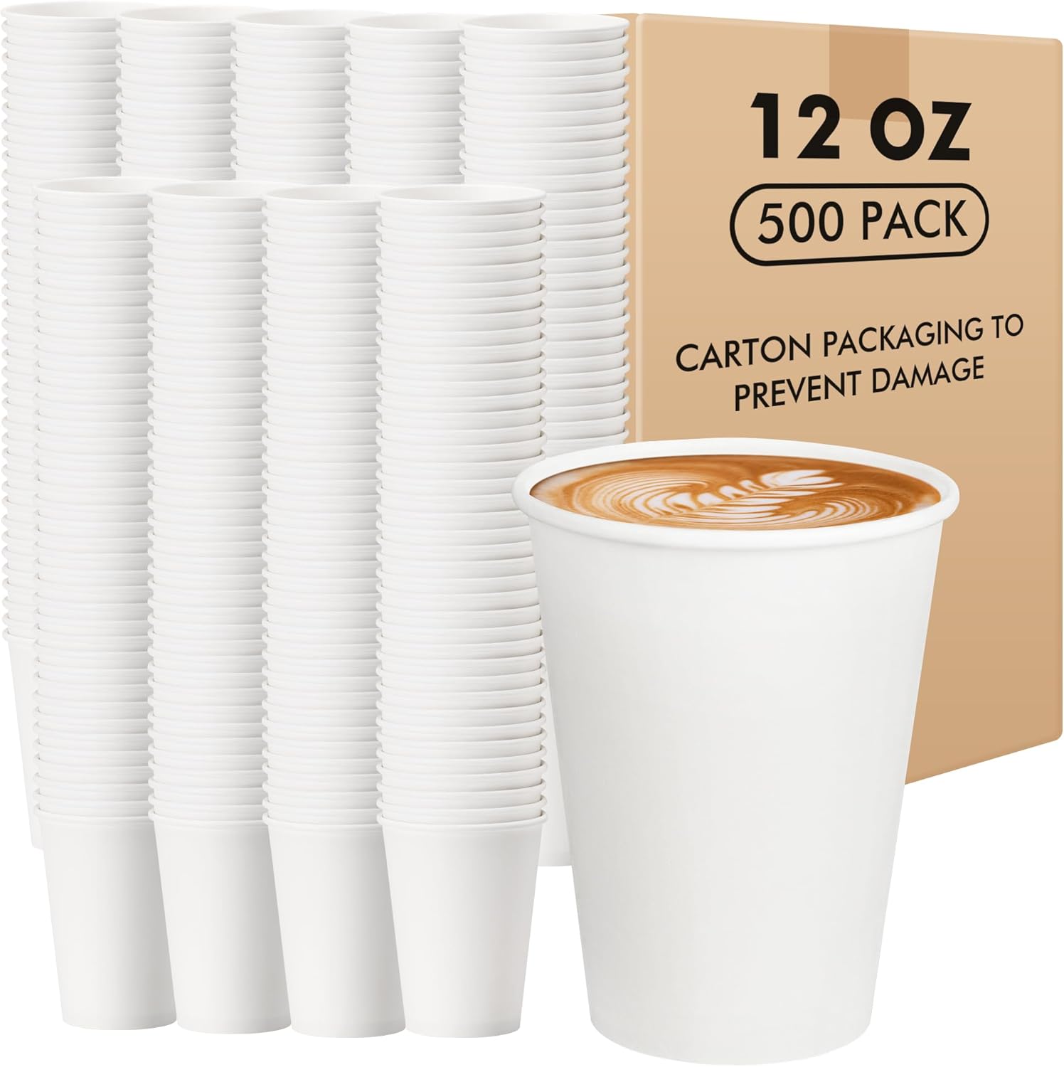 Thumbnail 6 de RACETOP Coffee Cups 16 oz 100-Pack