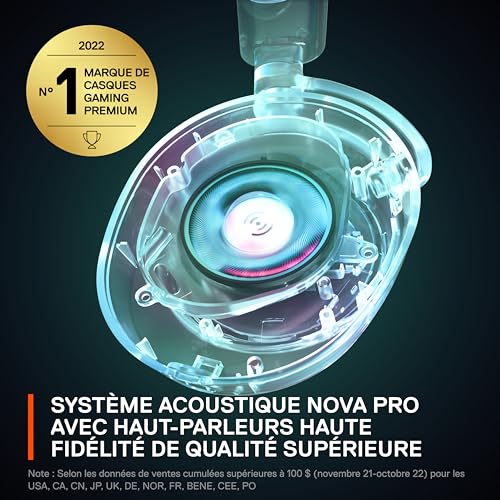 Detalle 1 de SteelSeries Arctis Nova Pro Xbox, casque gaming Hi-Res avec GameDAC Gen 2