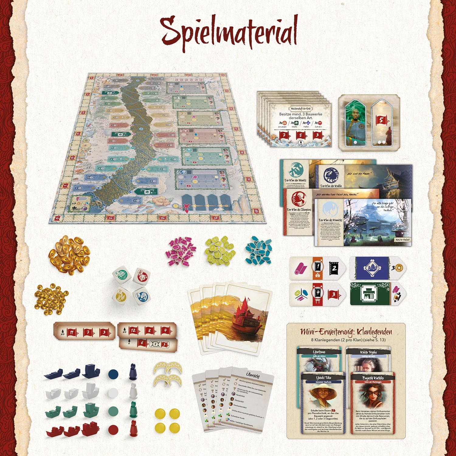 Detalle de Kosmos 685447 „Am goldenen Fluß“ – Strategiespiel für 2–4 Personen ab 12 Jahren