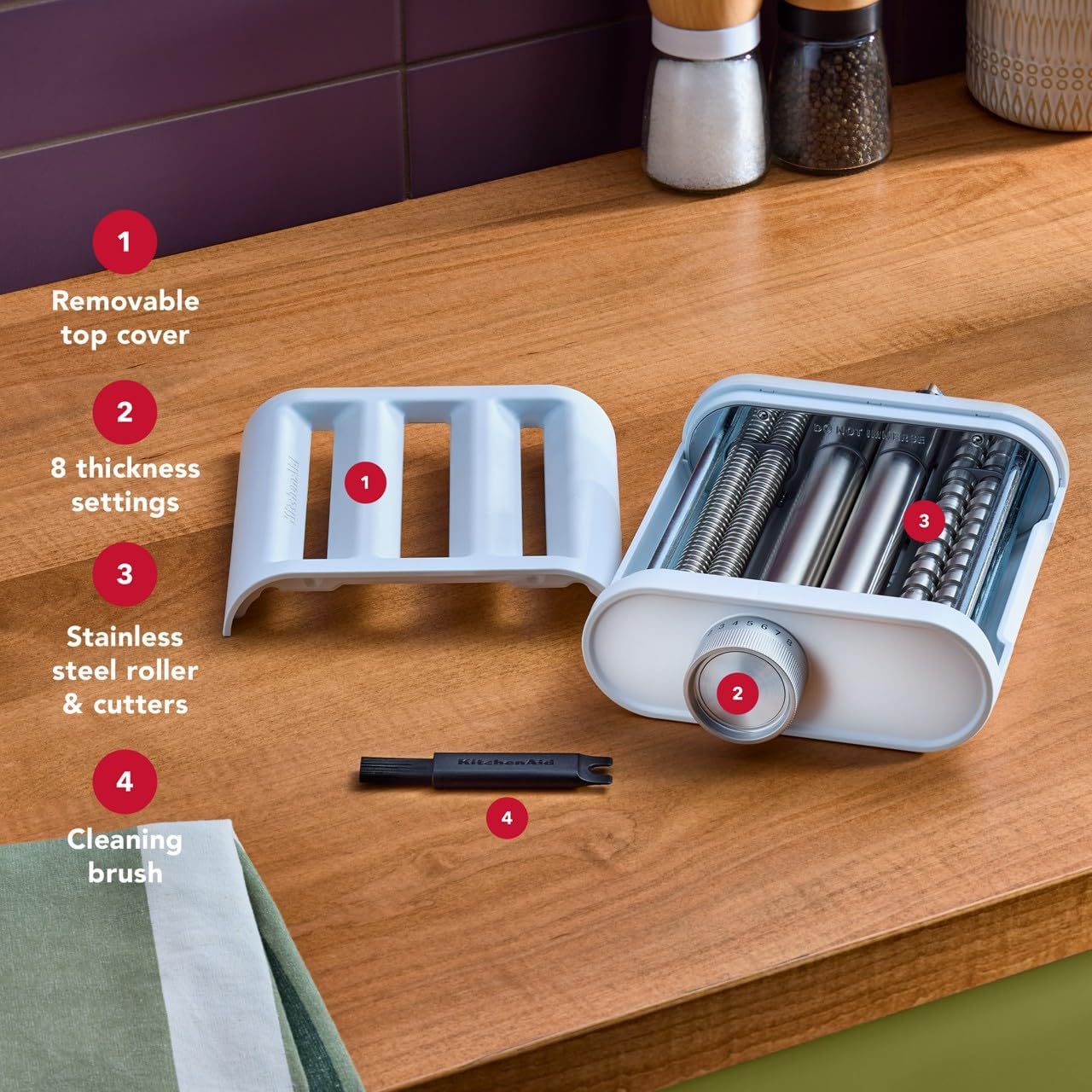 Detalle de KitchenAid pasta attachment KSM3PPA