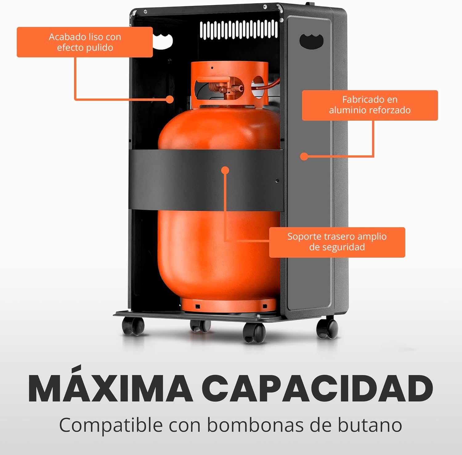 Thumbnail 3 de JUPPLIES Estufa de Gas Butano 4200 W