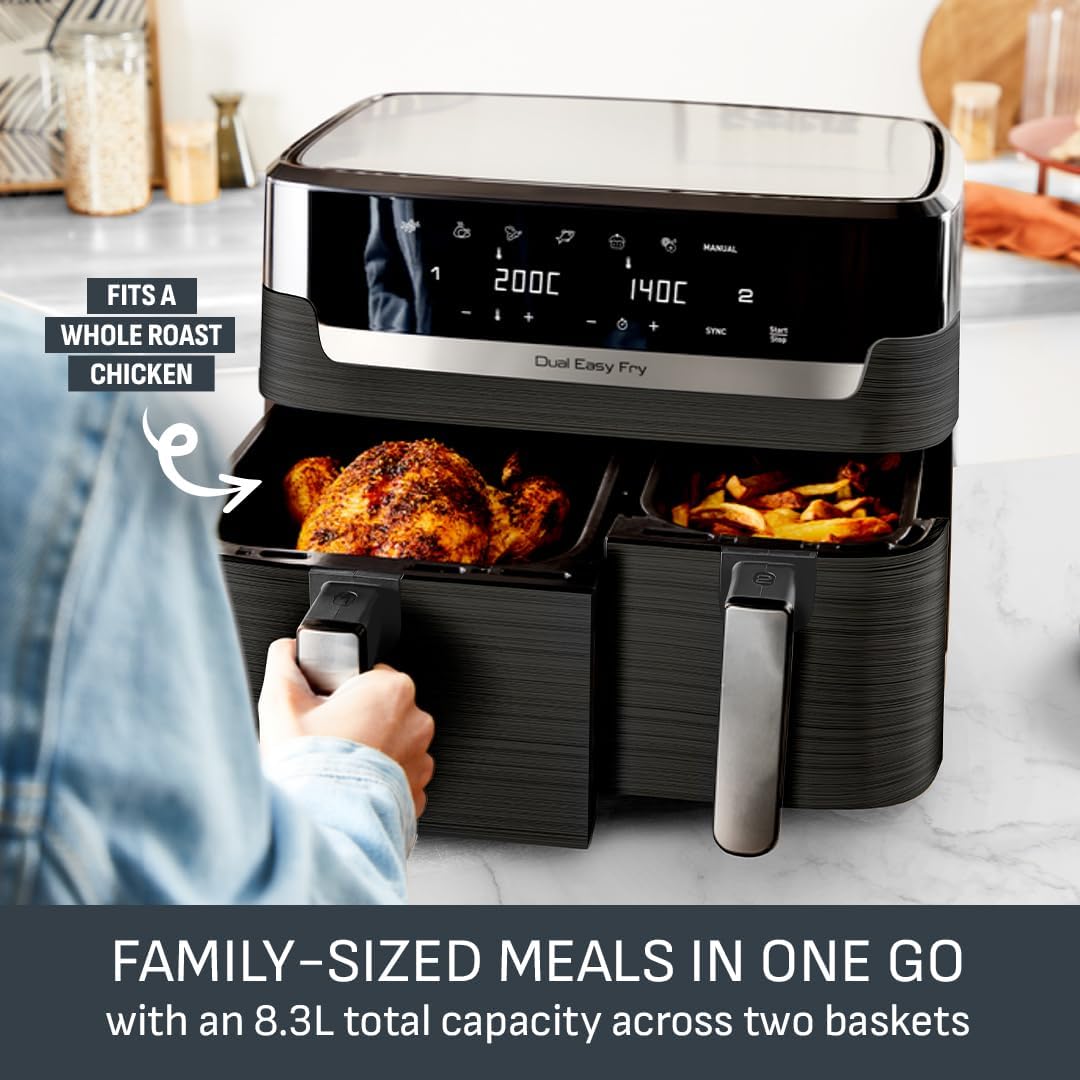 Detalle 2 de Tefal Easy Fry Dual Zone EY901840 8.3L air fryer