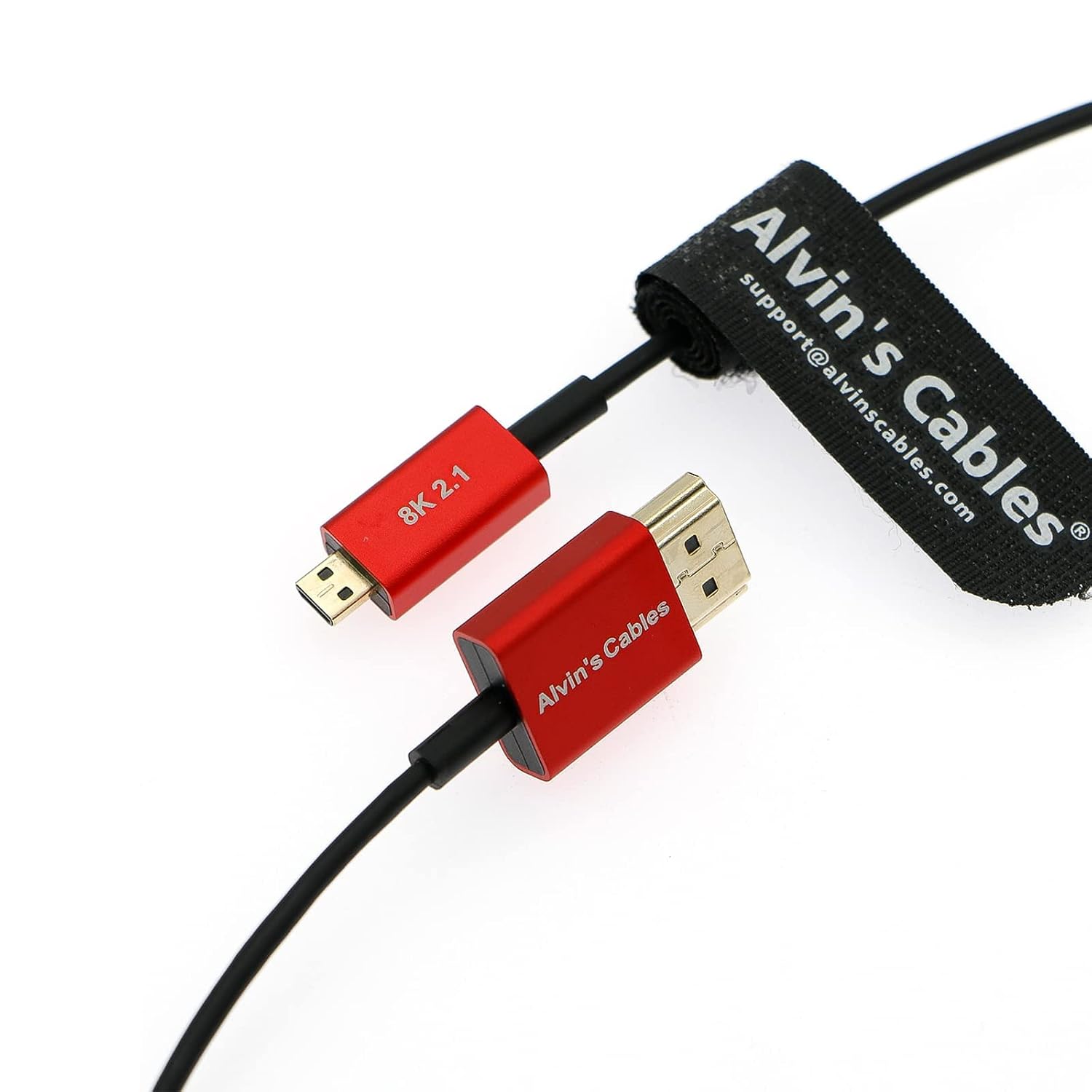 Detalle 2 de Alvin's Cables 8K 2.1 Micro‑HDMI auf HDMI 70cm