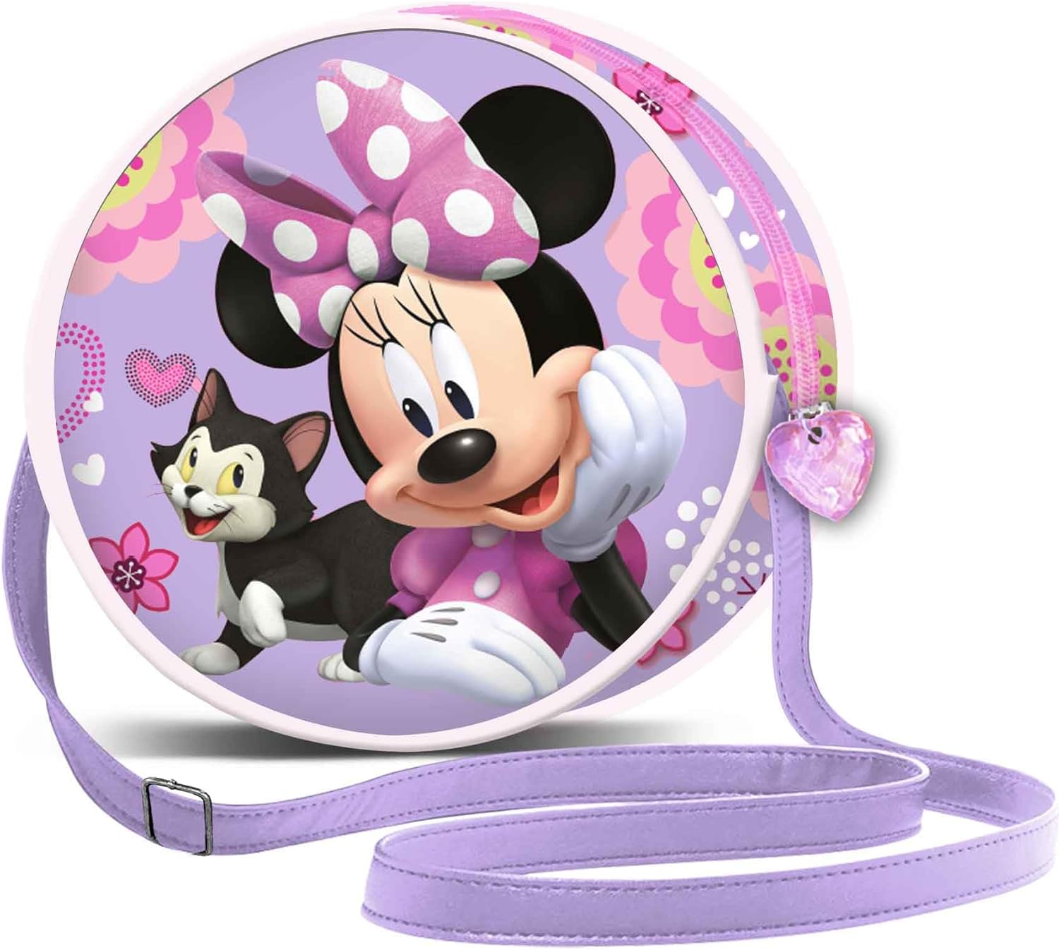 Thumbnail 1 de Borsa a tracolla rotonda Disney per bambine e ragazze 18,5 x 18,5 cm