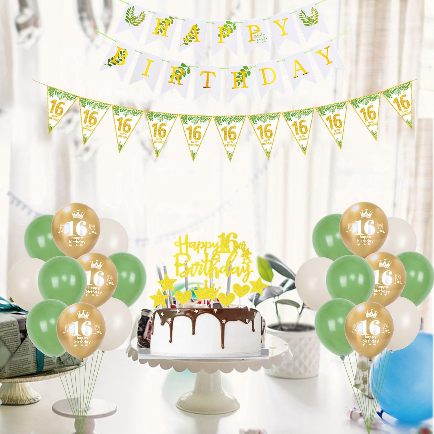 Thumbnail 6 de Gold Luftballons 11 Geburtstag 🎈