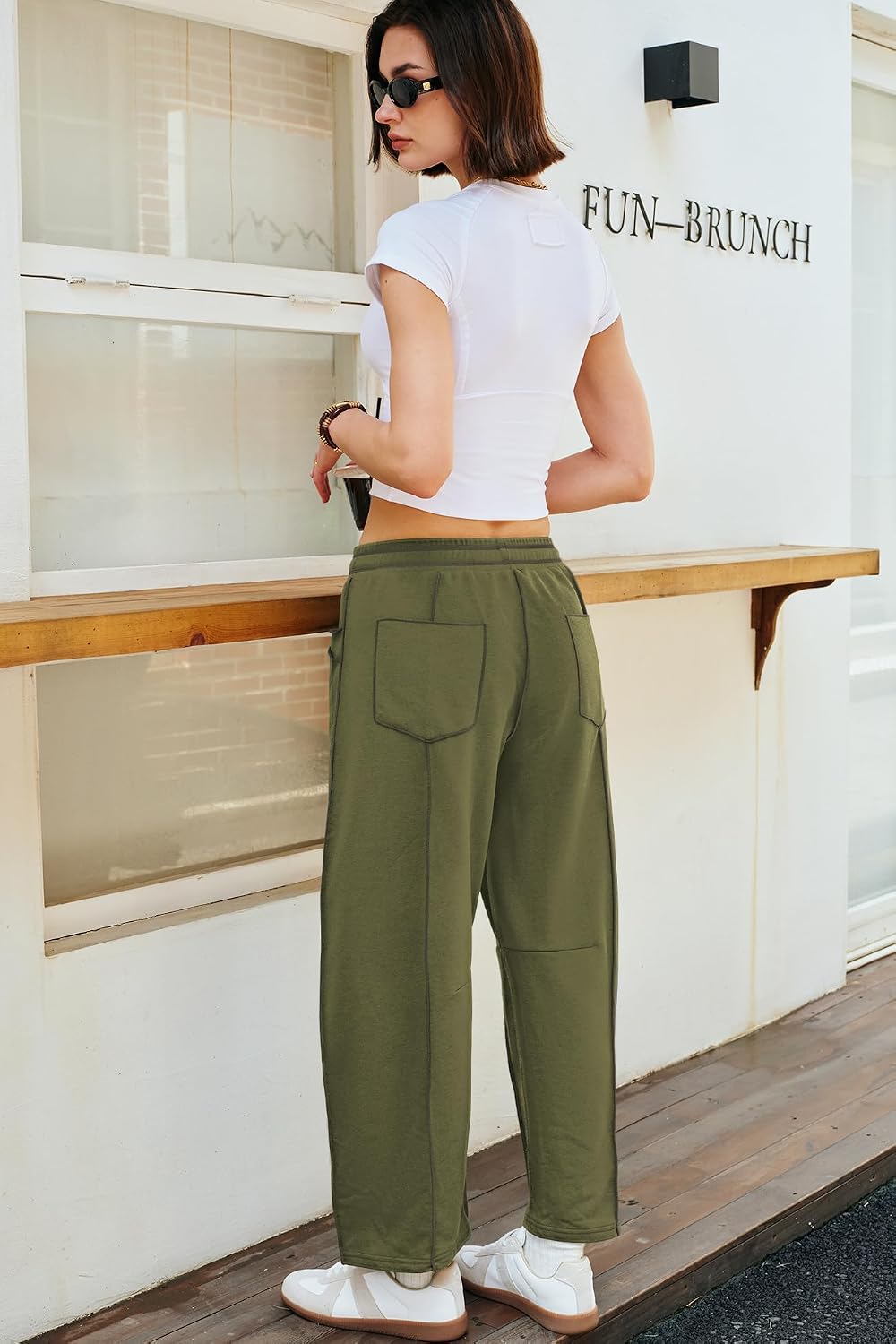 Detalle 2 de ReachMe Women's Wide-Leg Sweatpants