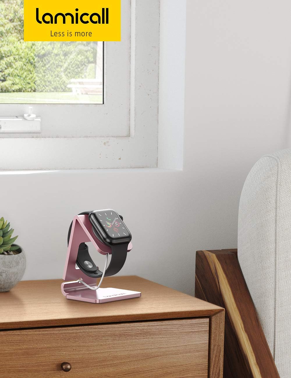 Thumbnail 6 de Lamicall Stand for Apple Watch – Desk iWatch Stand, Rose Gold