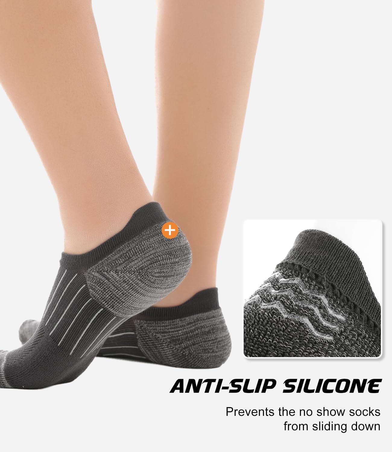Detalle 2 de Bamboo Cool No-Show Socks, 6-Pack