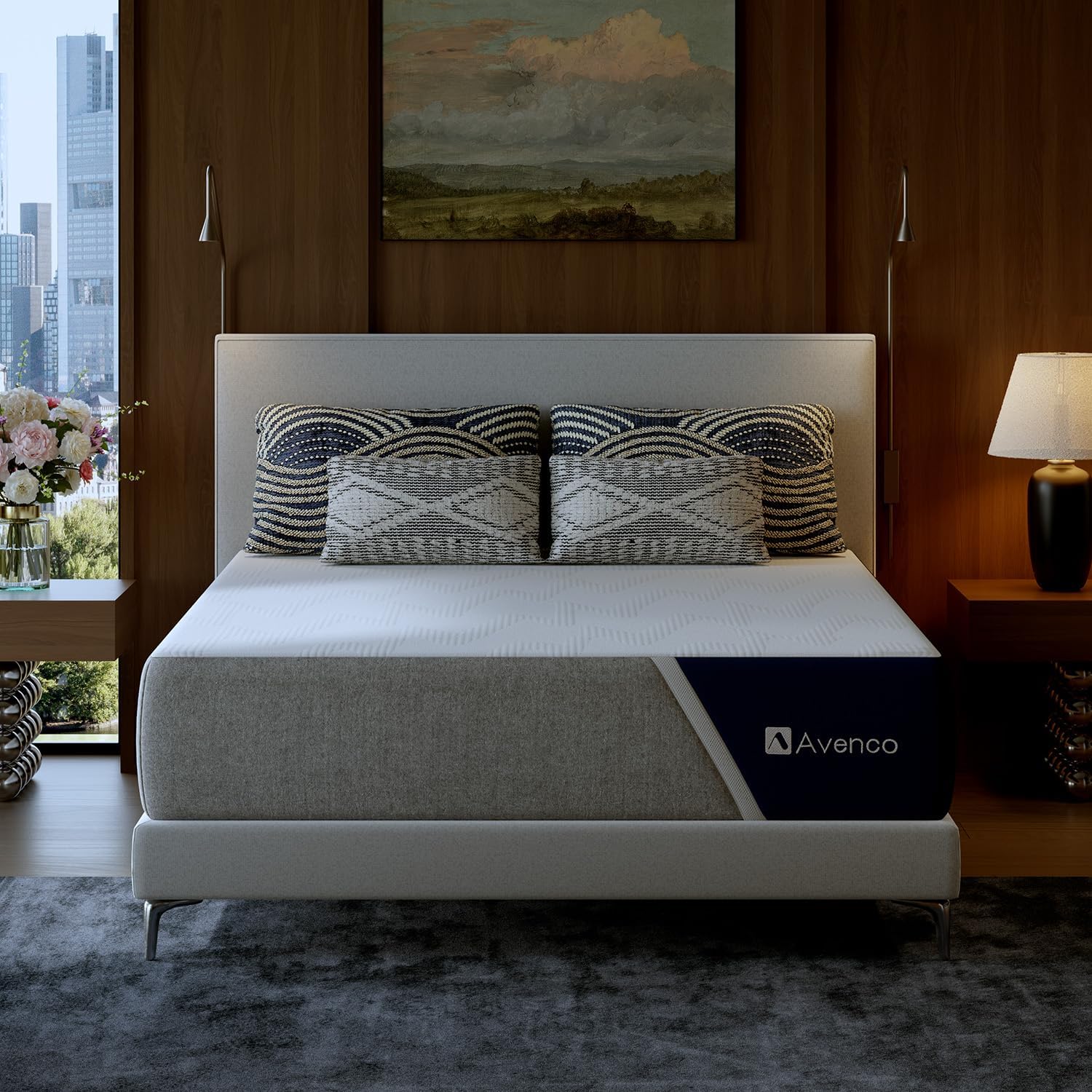 Detalle de Avenco AOMMP50 SyncDeep 12-Inch Queen Mattress, Gel Memory Foam