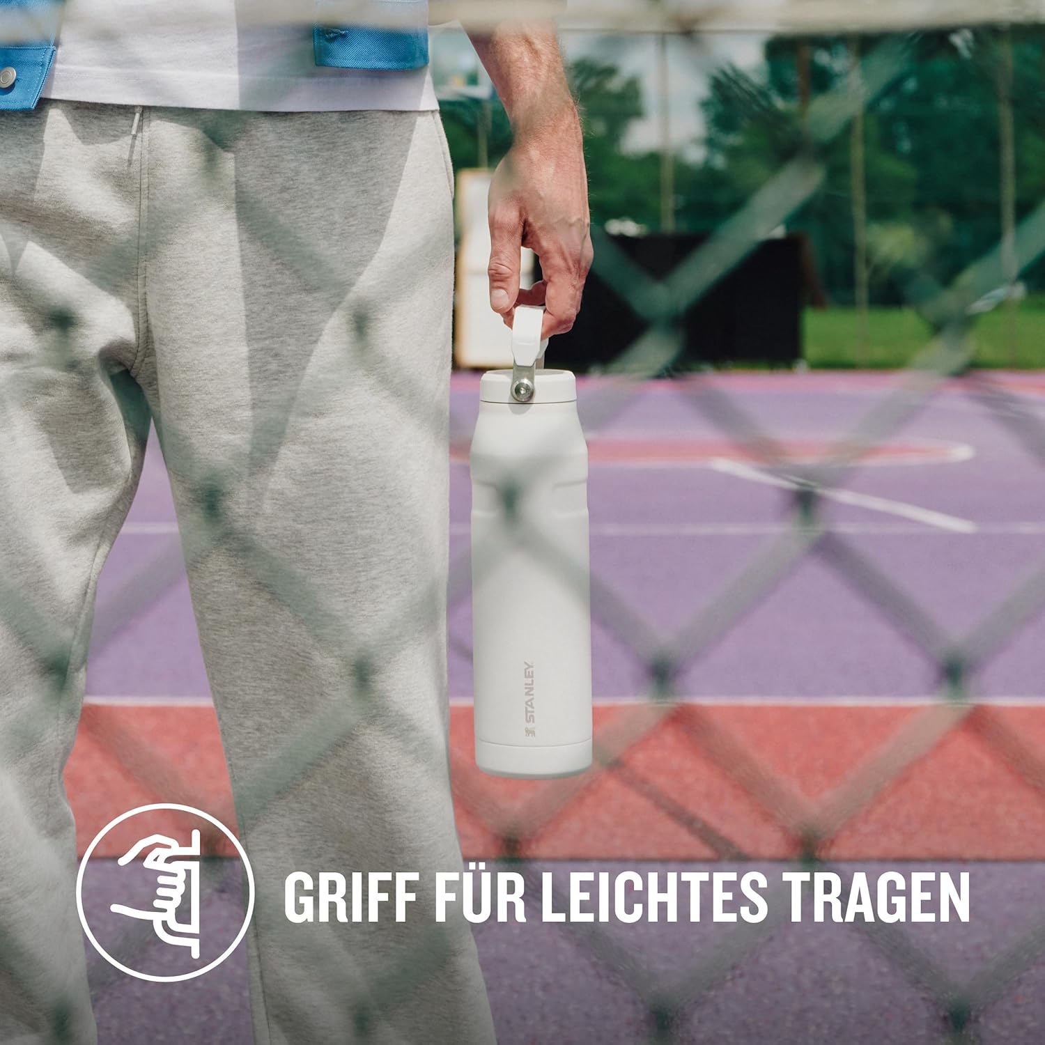 Thumbnail 6 de Stanley 1913 Flip Straw Trinkflasche mit Strohhalm 1,06 l (Rose Quartz) – 4 Tage eisgekühlt