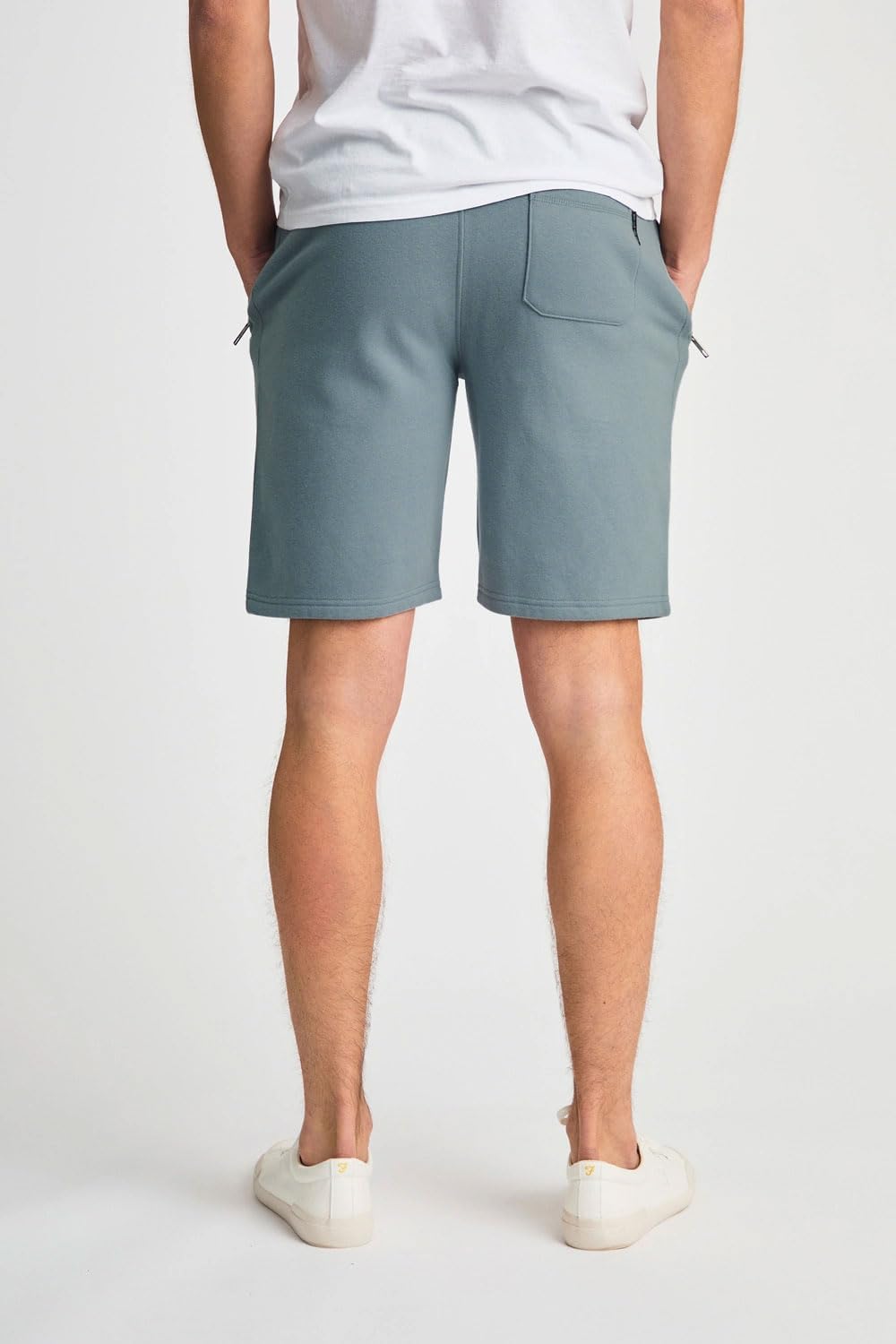 Detalle de Tokyo Laundry Men's Brushback Fleece Jogger Sweat Shorts with Zip Pockets