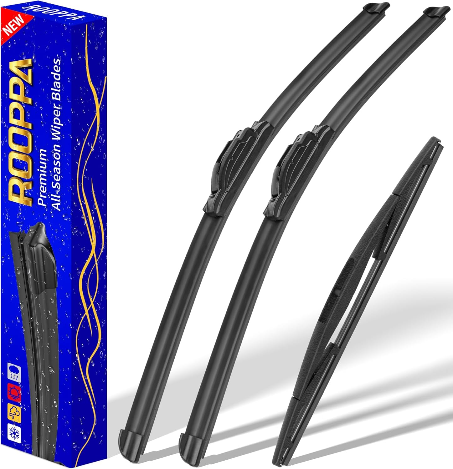 Detalle de 3 Wipers Replacement for 2017-2022 Honda CRV 26"/17"/12"