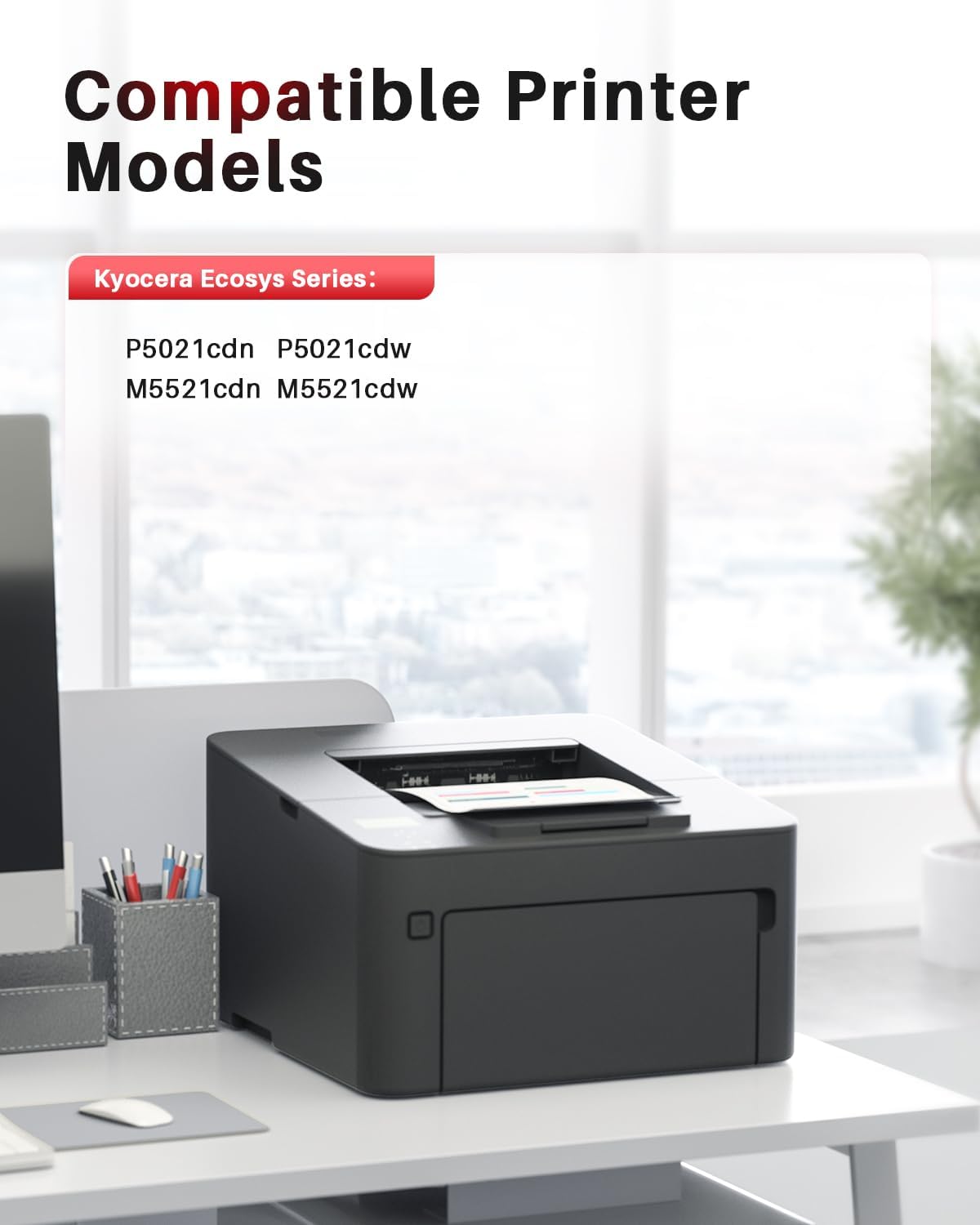 Detalle 2 de Halloya TK5230 – Cartouche de toner noire compatibile Kyocera ECOSYS TK5230 (2x Noir)