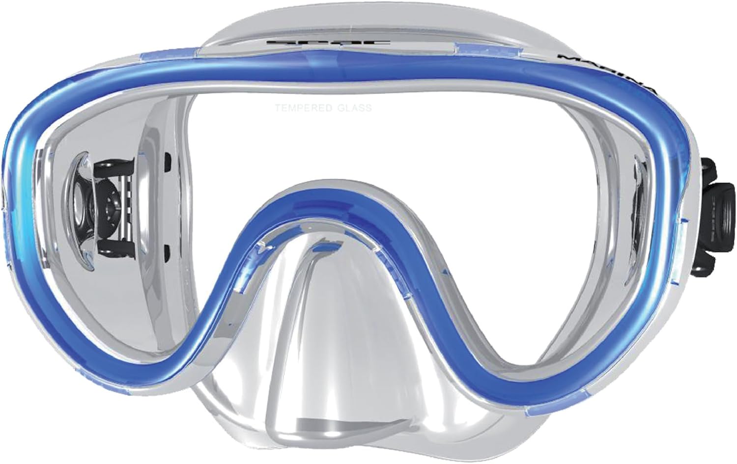 Detalle de Seac Masque Marina pour enfants – masque de plongée mono-verre pour jeunes explorateurs