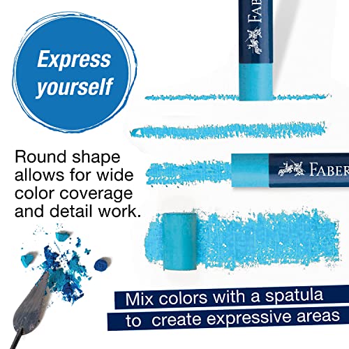 Detalle de FABER-CASTELL Astuccio 24 Pastelli Oil Pastels